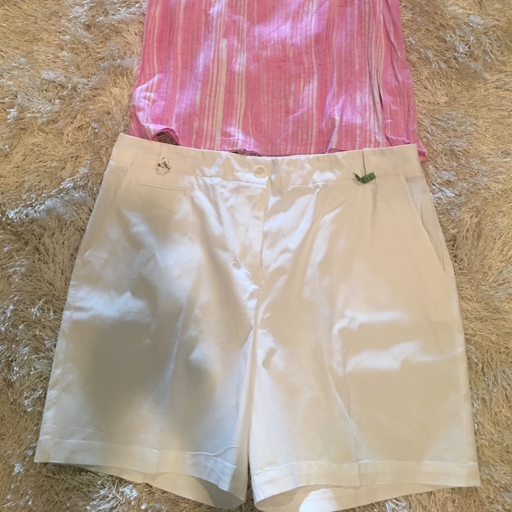 Talbots size 14 white board shorts